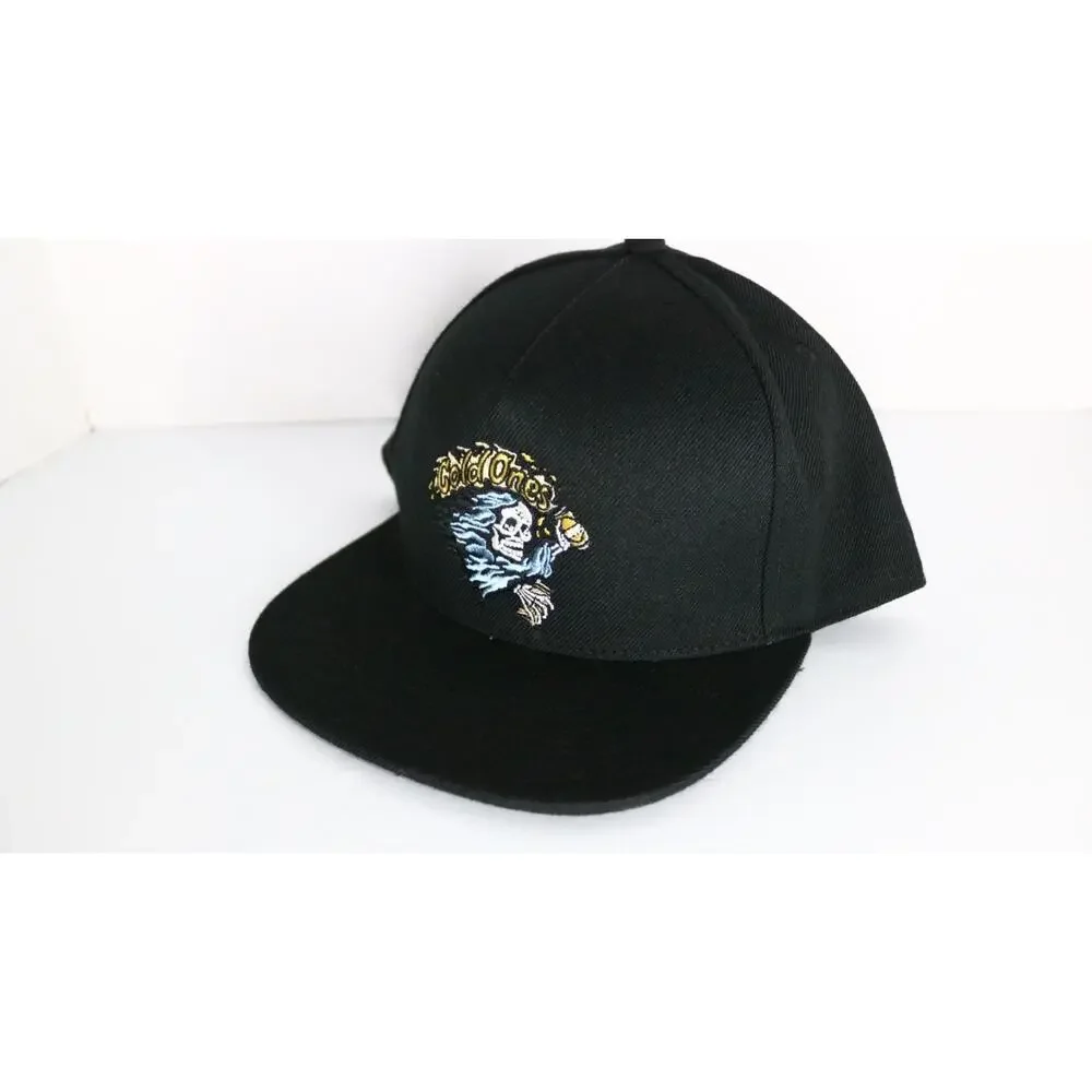Vans Off The Wall Black Cold One’s Adjustable Hat Beer Reaper Embroidered